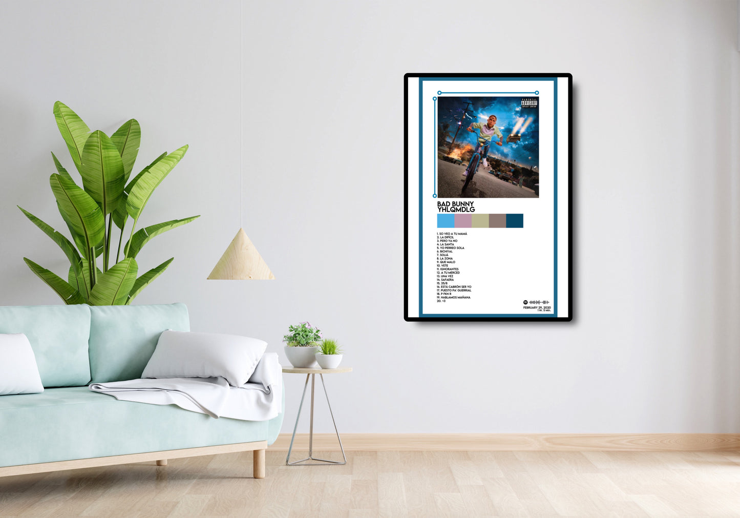 Bad Bunny - 'YHLQMDLG' 12x18 Poster