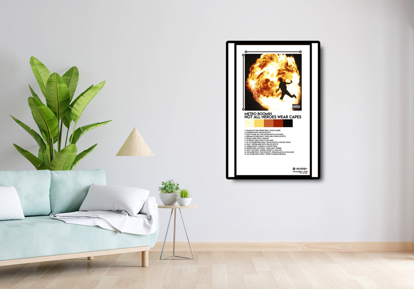 Metro Boomin - 'Not All Heroes Wear Capes' 12x18 Poster