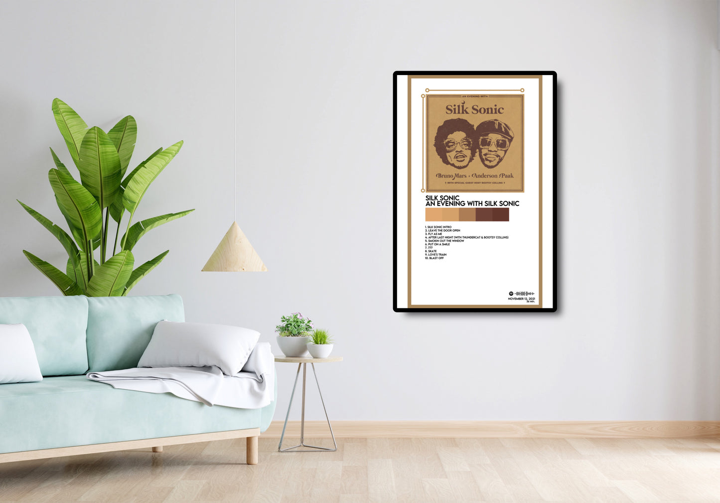 Silk Sonic - 'An Evening With Silk Sonic' 12x18 Poster