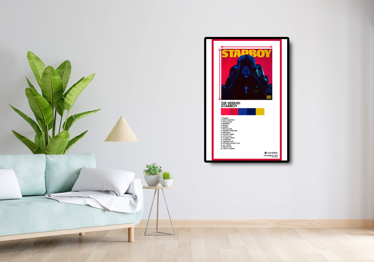 The Weeknd - 'Starboy' 12x18 Poster