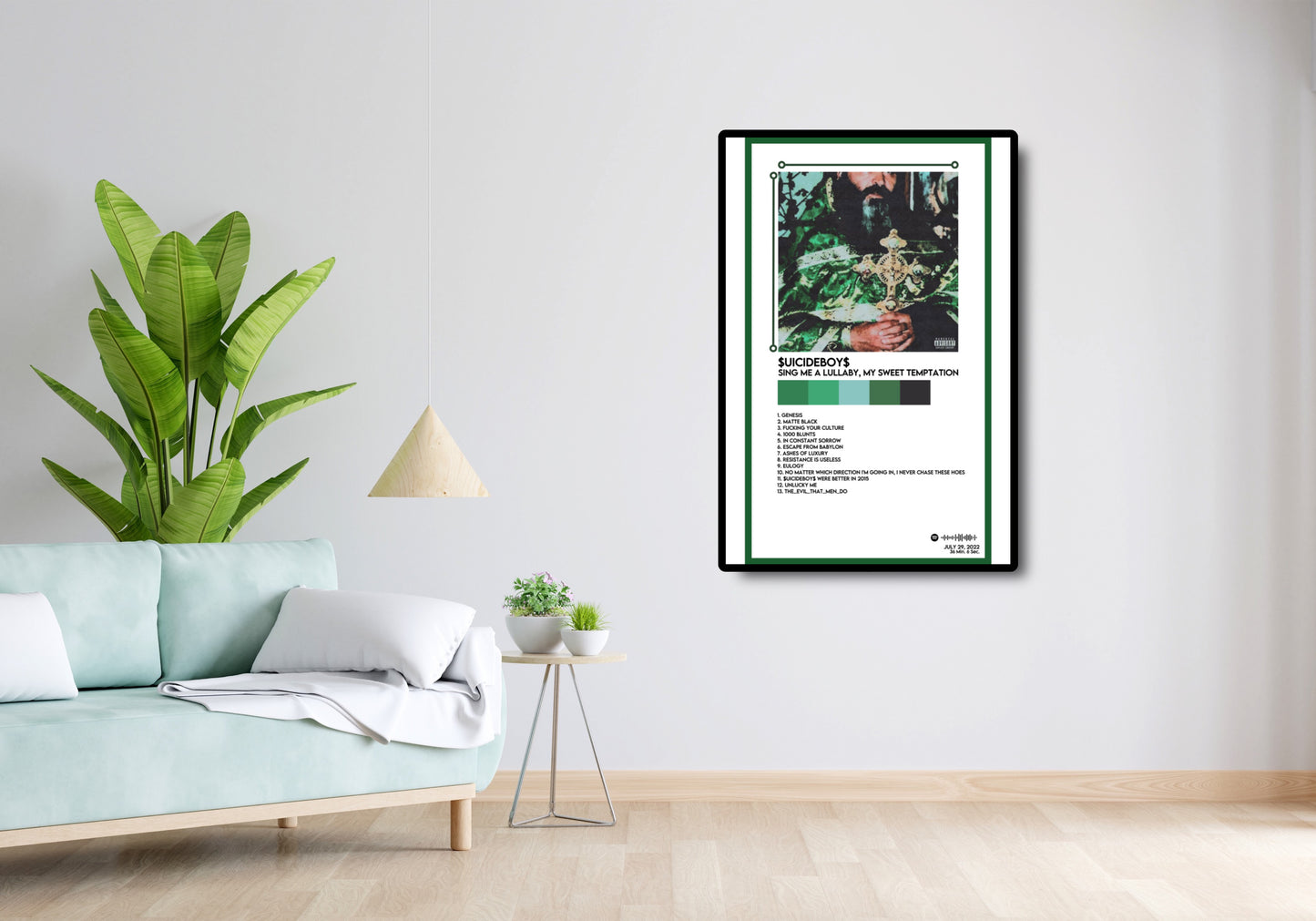 $uicideboy$ - 'Sing Me A Lullaby, My Sweet Temptation' 12x18 Poster