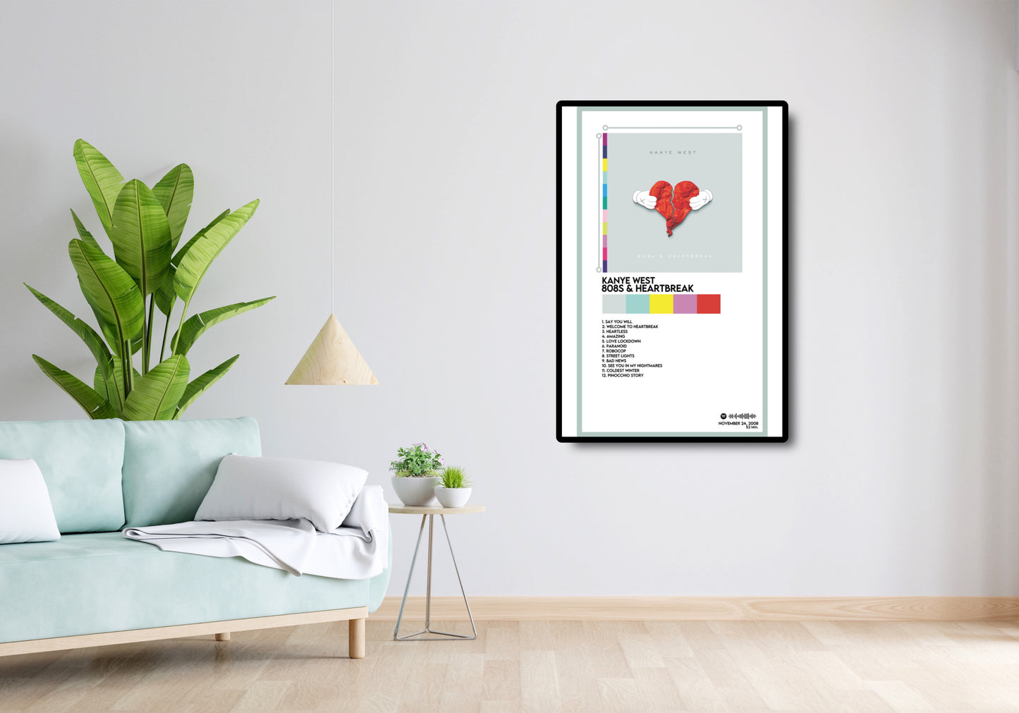 Kanye West- '808’s & Heartbreak' 12x18 Poster