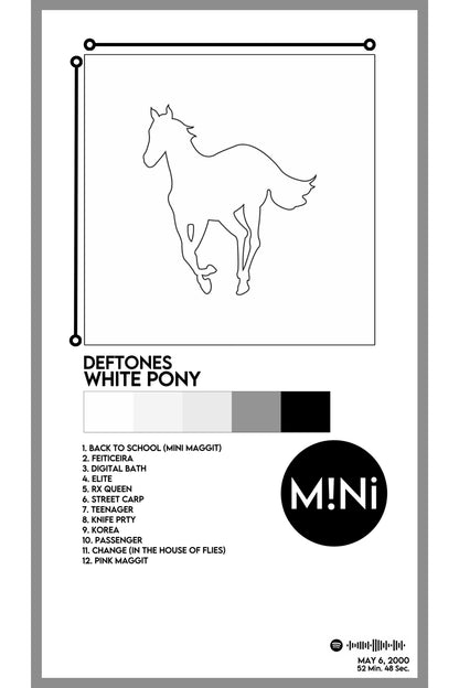 Deftones - 'White Pony' 12x18 Poster