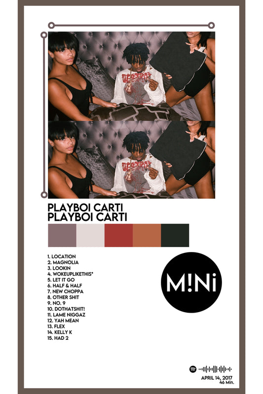 Playboi Carti - 'Playboi Carti' 12x18 Poster