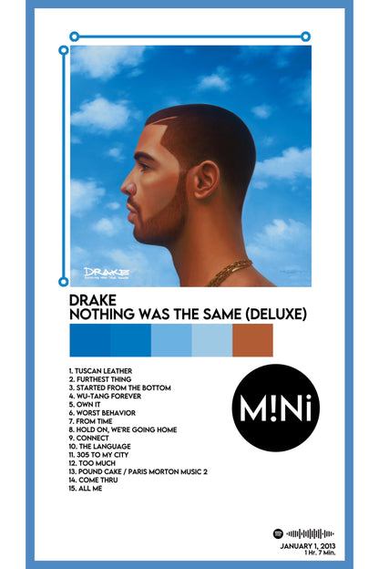 Drake - 'Nothing Was The Same' 12x18 Poster