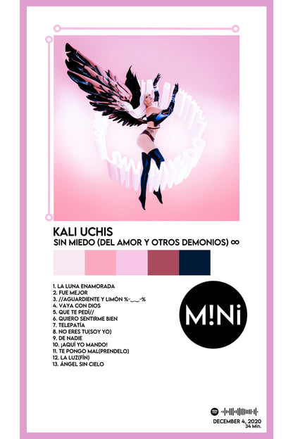 Kali Uchis - 'Sin Miedo (Del Amor Y Otros Demonios)' 12x18 Poster