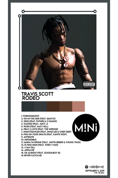 Travis Scott - 'Rodeo' 12x18 Poster